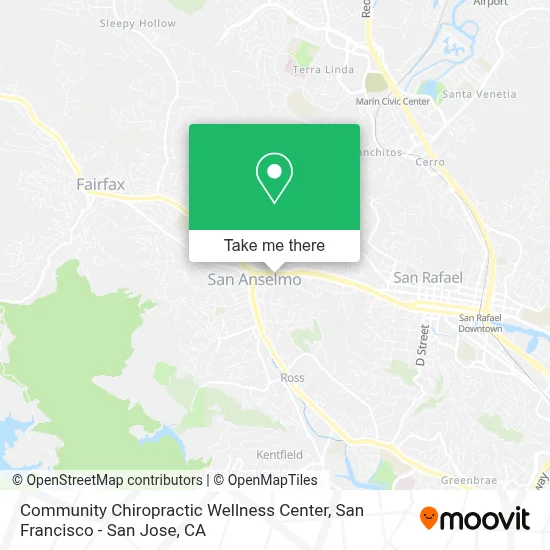 Community Chiropractic Wellness Center map