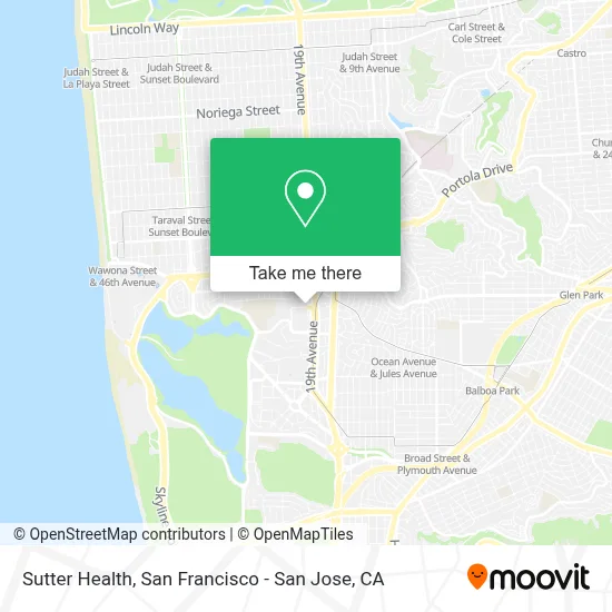 Sutter Health map
