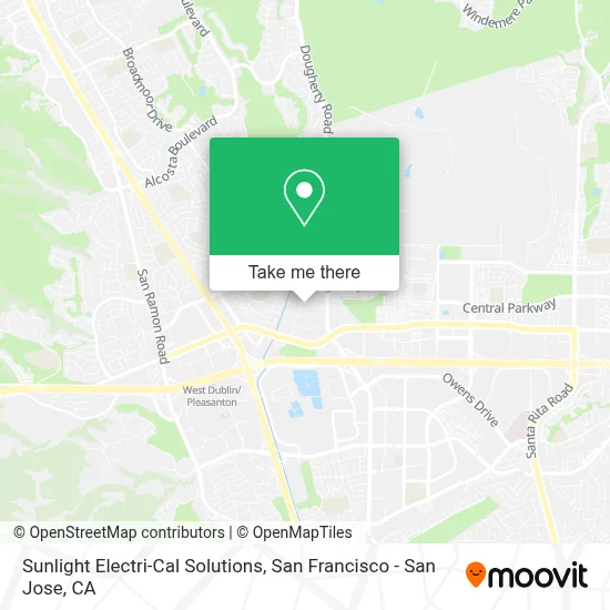 Sunlight Electri-Cal Solutions map
