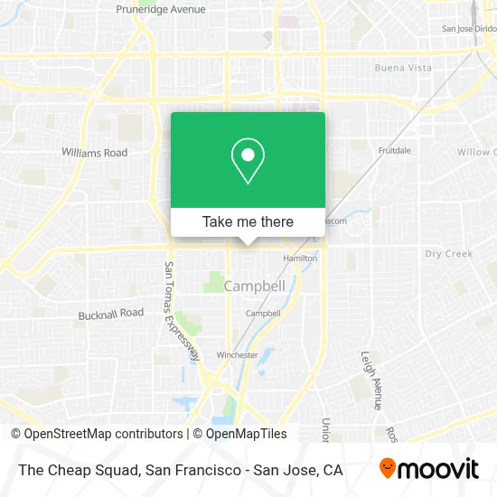 The Cheap Squad map