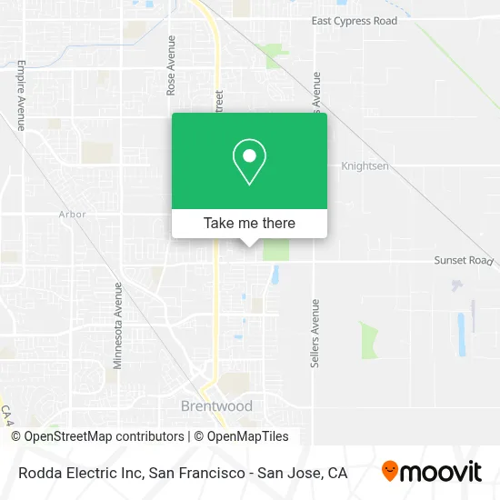 Rodda Electric Inc map