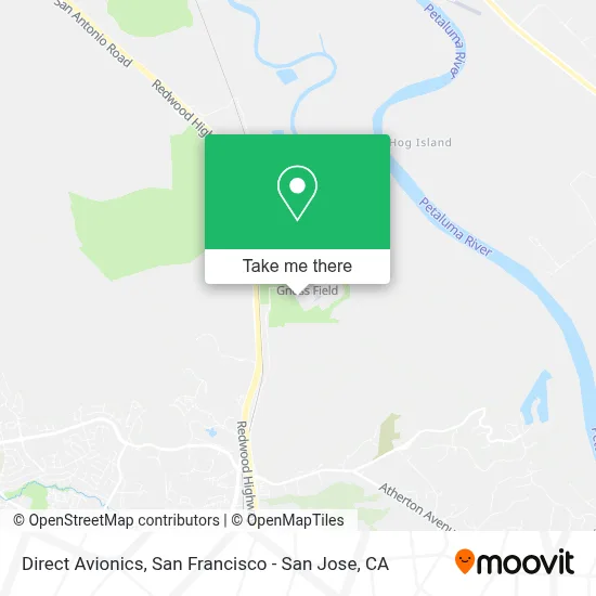 Direct Avionics map