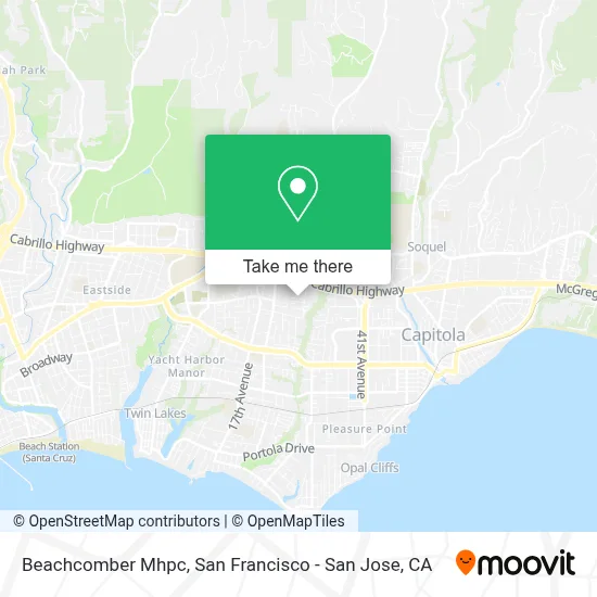 Beachcomber Mhpc map
