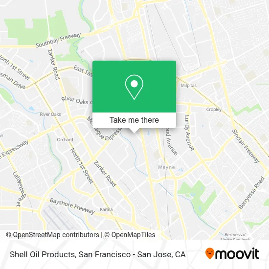 Shell Oil Products map