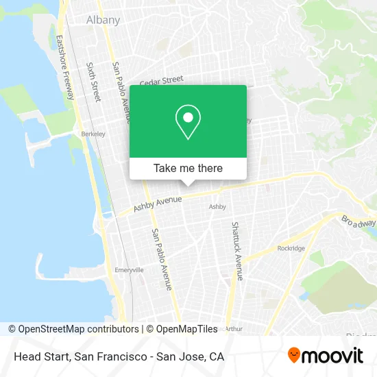 Head Start map