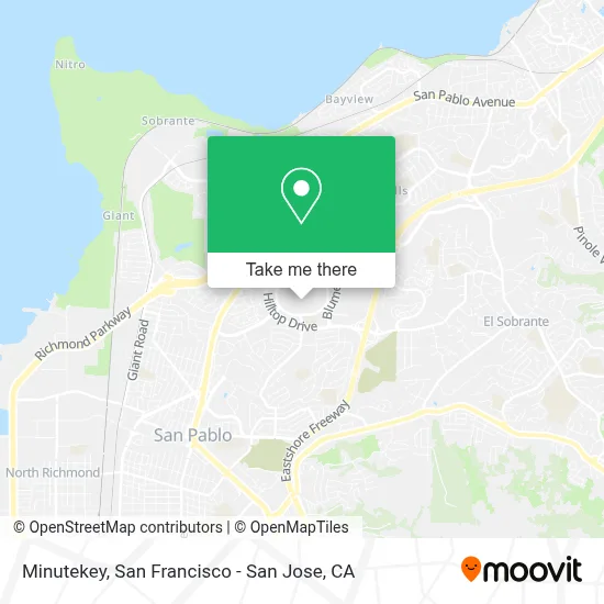 Minutekey map