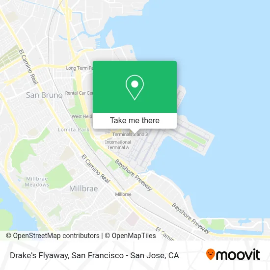 Drake's Flyaway map