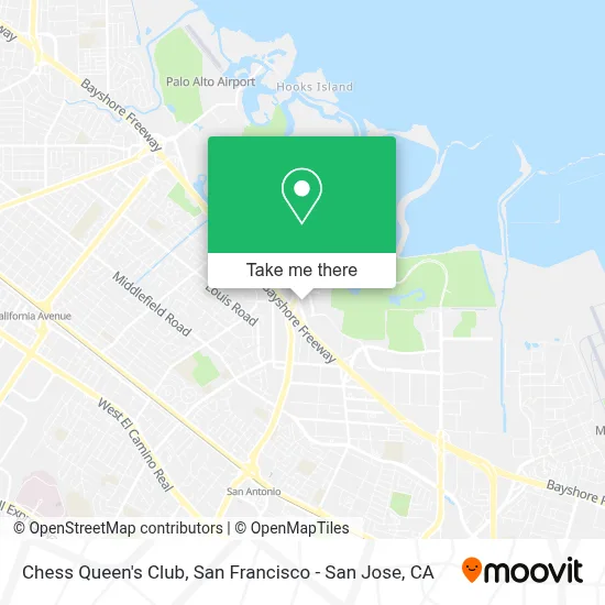 Chess Queen's Club map