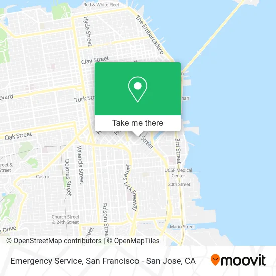 Emergency Service map