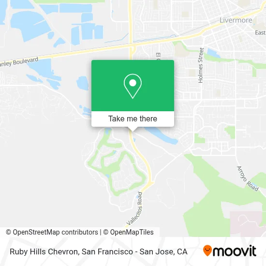 Ruby Hills Chevron map