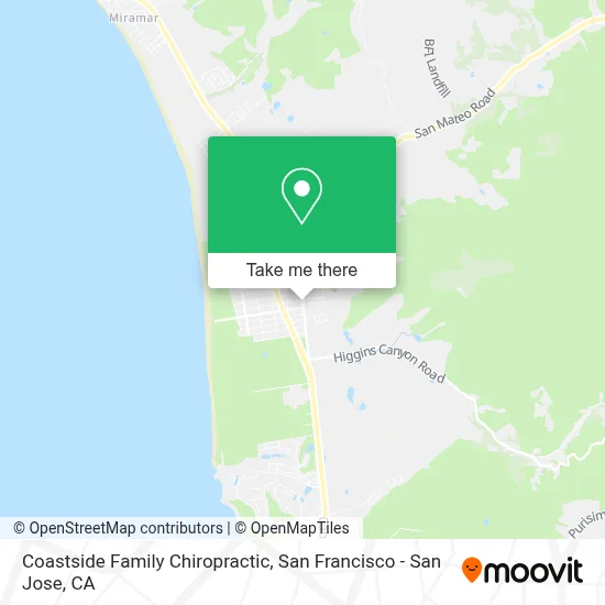 Coastside Family Chiropractic map