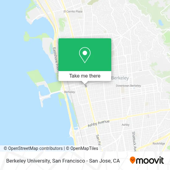 Berkeley University map