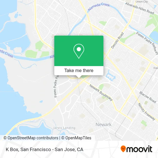 K Box map