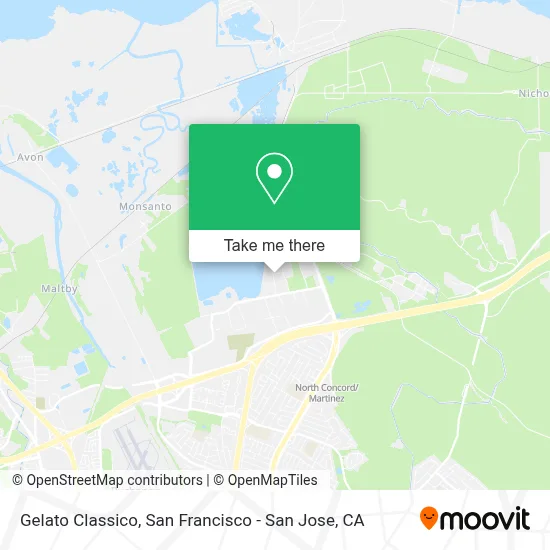 Gelato Classico map