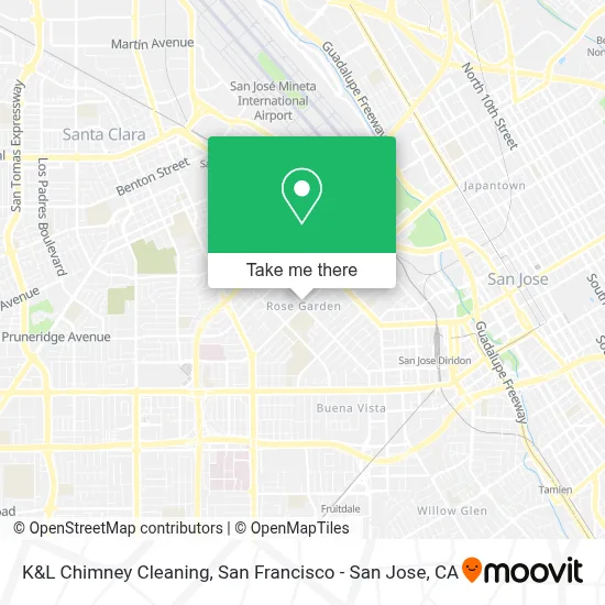 K&L Chimney Cleaning map
