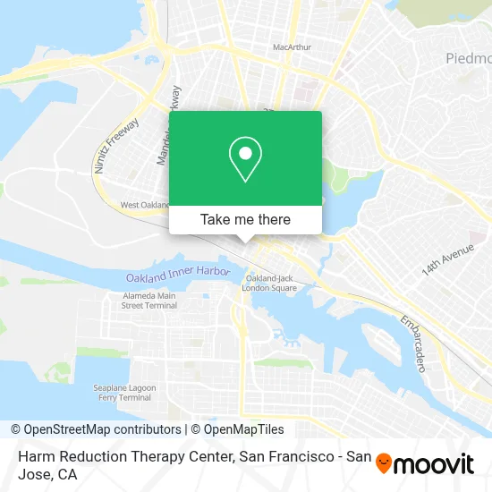 Harm Reduction Therapy Center map