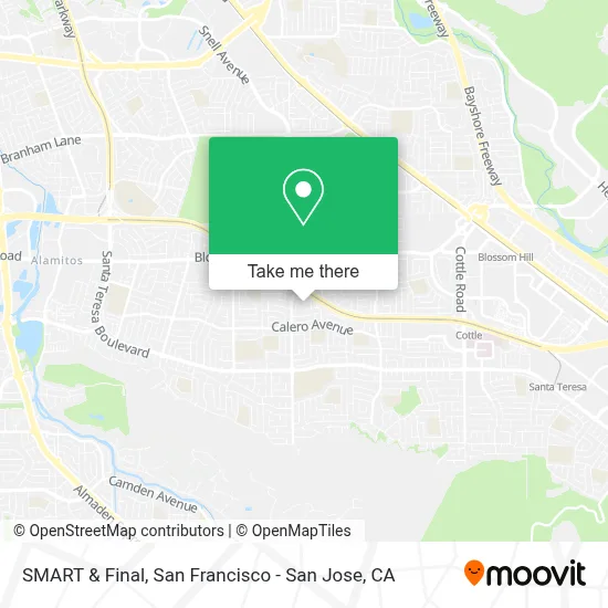 SMART & Final map