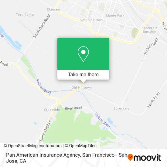 Pan American Insurance Agency map