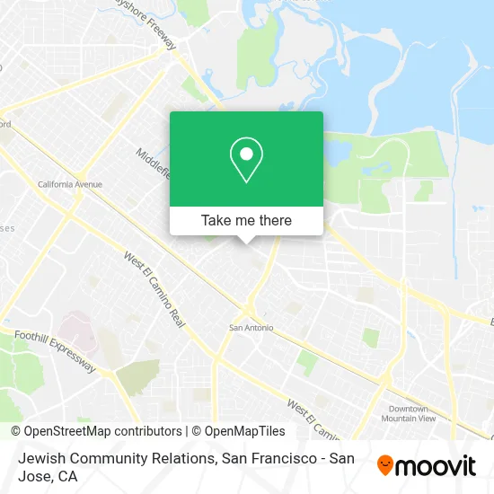 Jewish Community Relations map