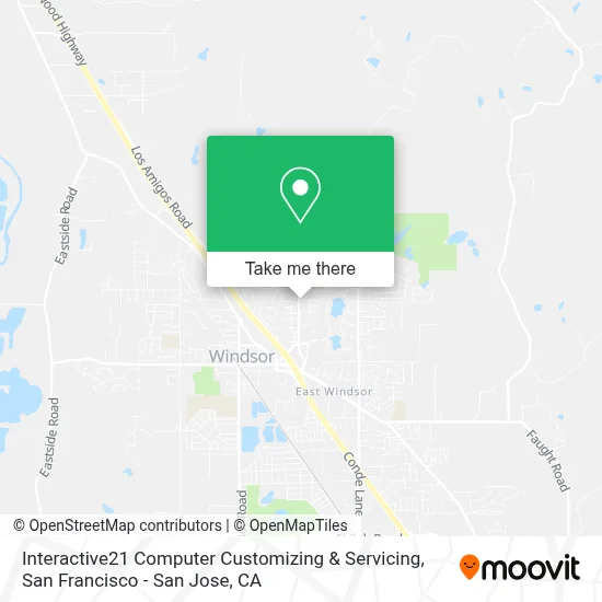 Interactive21 Computer Customizing & Servicing map