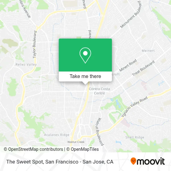 The Sweet Spot map