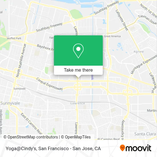 Yoga@Cindy's map