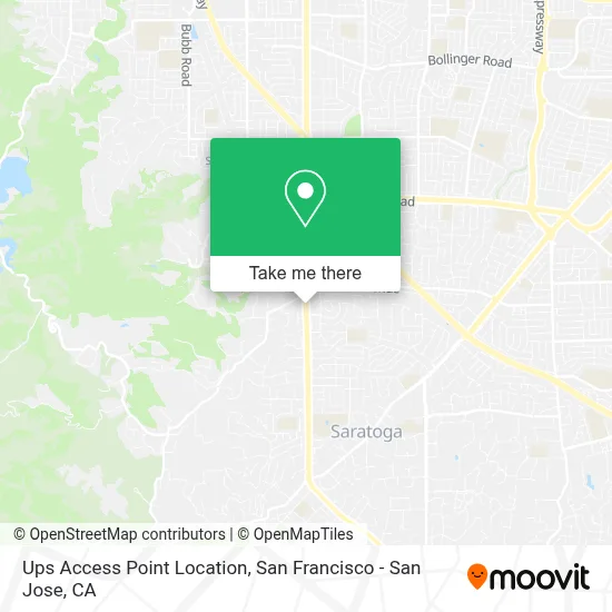 Ups Access Point Location map