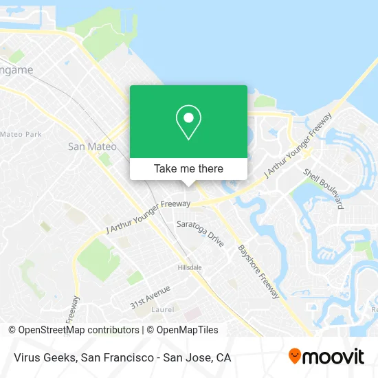 Virus Geeks map