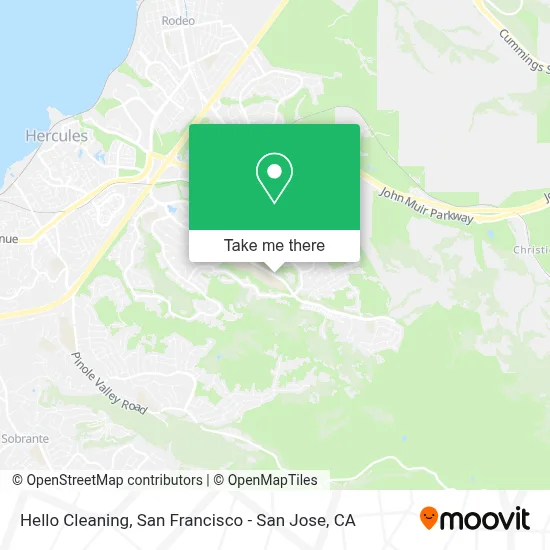 Hello Cleaning map