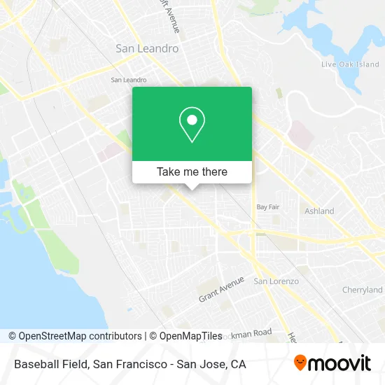 Baseball Field map