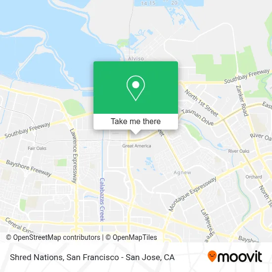 Shred Nations map