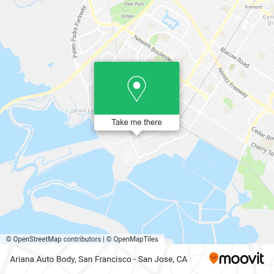 Ariana Auto Body map