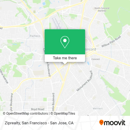 Ziprealty map