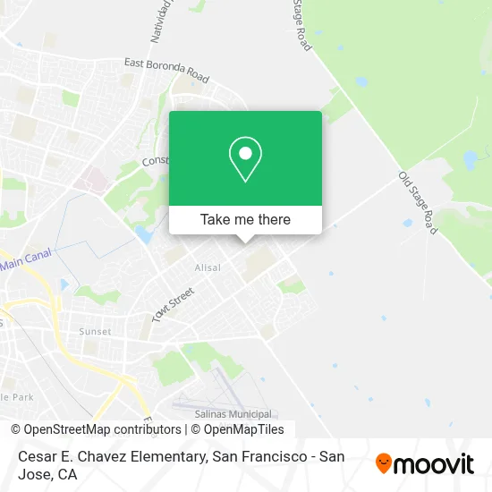 Cesar E. Chavez Elementary map