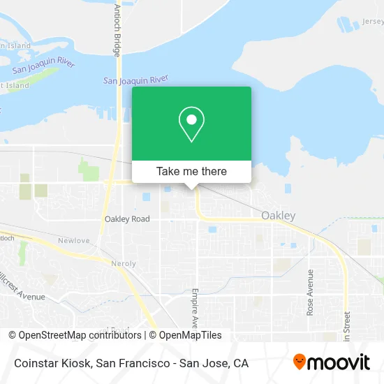 Coinstar Kiosk map