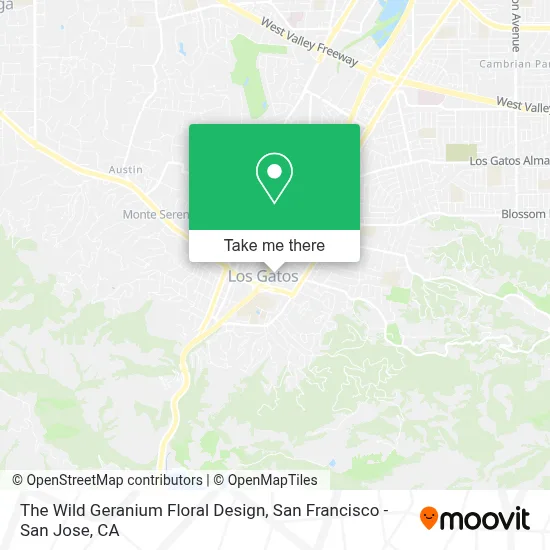The Wild Geranium Floral Design map