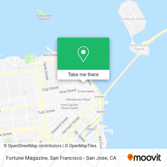 Fortune Magazine map