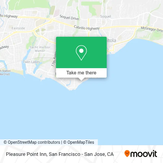 Pleasure Point Inn map