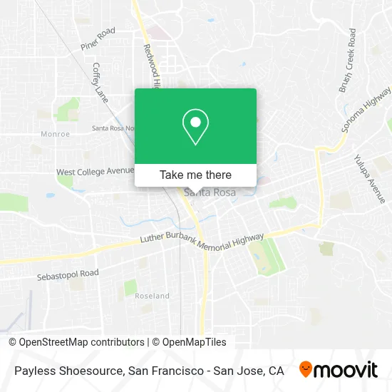 Payless Shoesource map
