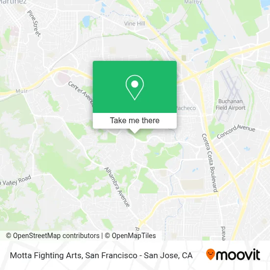 Motta Fighting Arts map