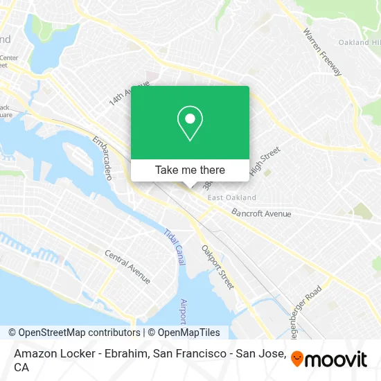 Amazon Locker - Ebrahim map