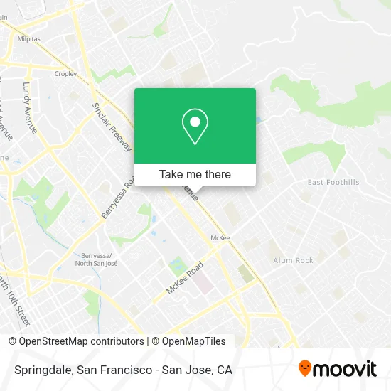 Springdale map