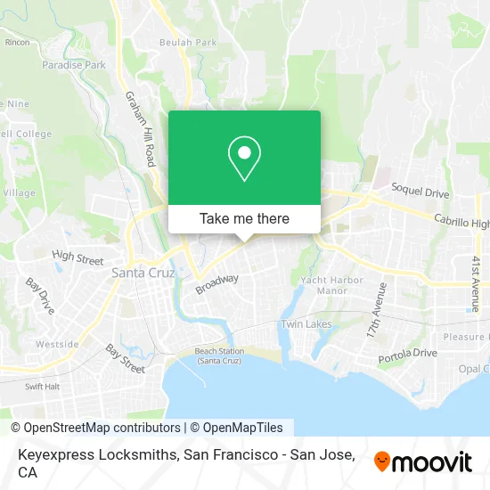 Keyexpress Locksmiths map