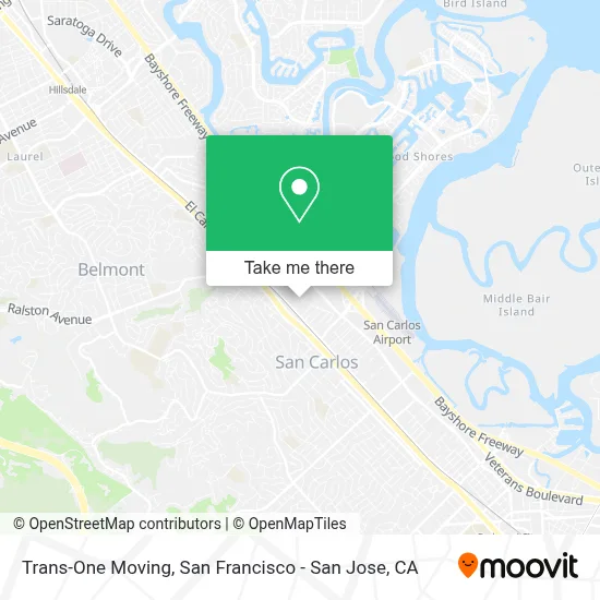 Trans-One Moving map