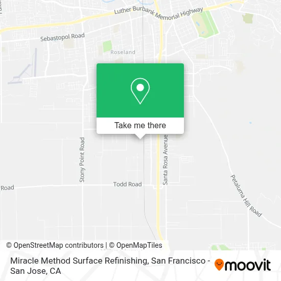 Miracle Method Surface Refinishing map