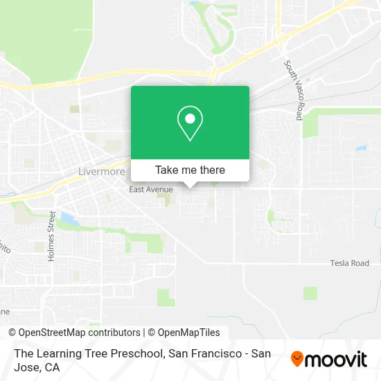 The Learning Tree Preschool map