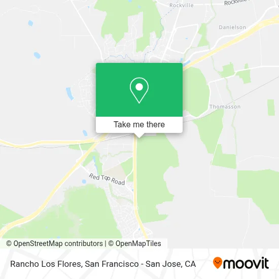 Rancho Los Flores map