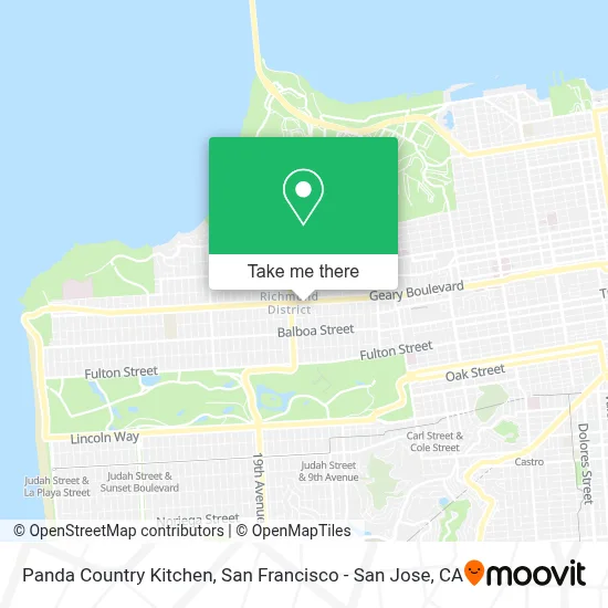 Panda Country Kitchen map