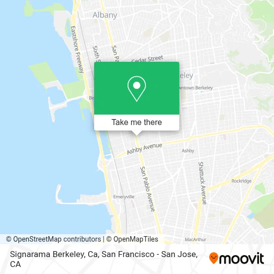 Signarama Berkeley, Ca map