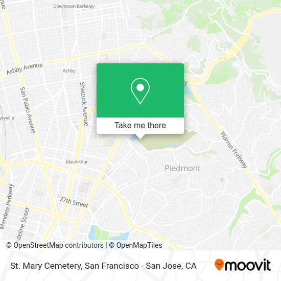 St. Mary Cemetery map